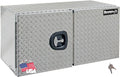 Buyers Products 1705210 Underbody Truck Tool Box with Barn Doors, 18x18x48 Inch, Diamond Tread Aluminum, Made in USA, Compression Latch, Weather Resistant, Toolbox for Flatbeds, Trailers & Work Trucks