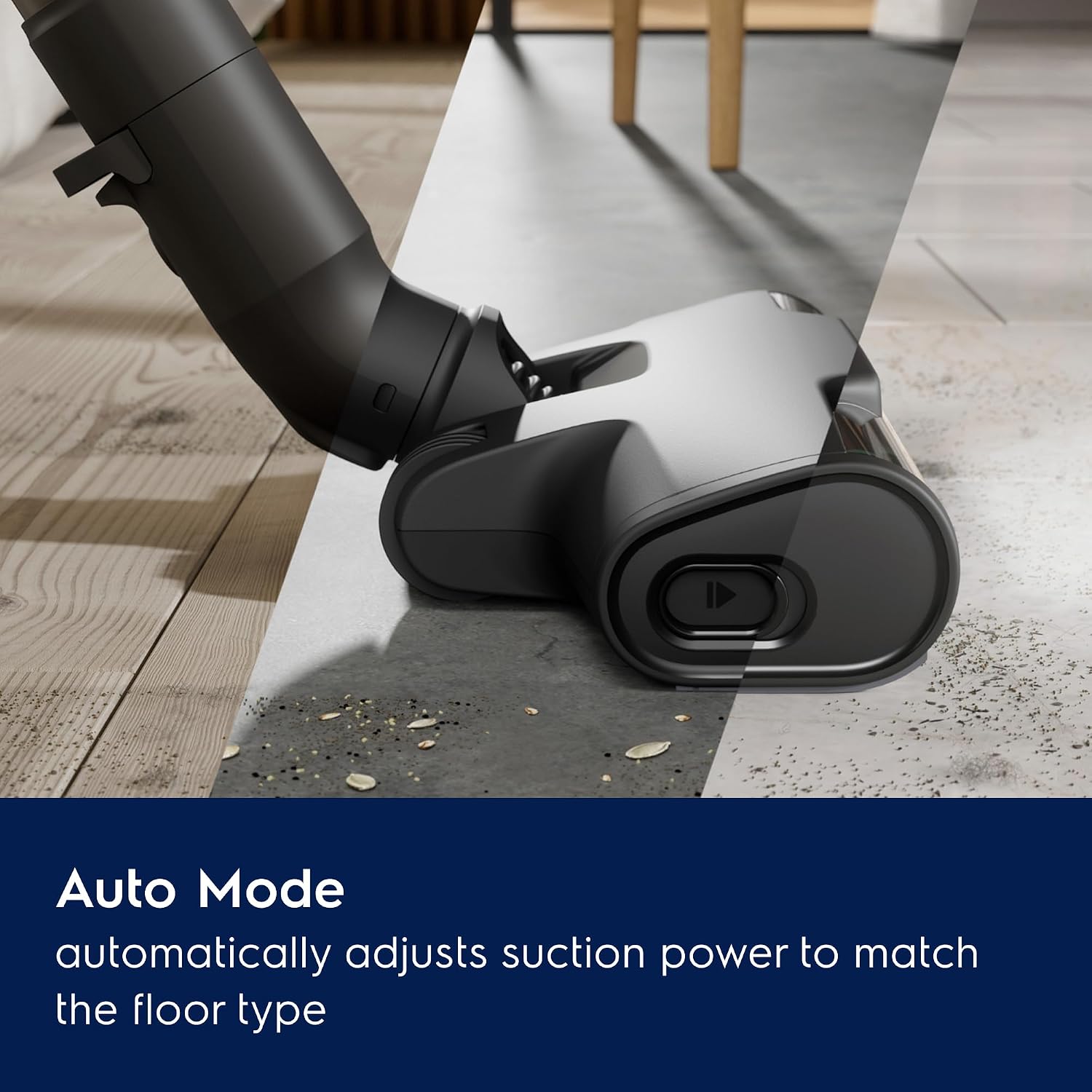 Electrolux Ultimate600 Cordless Stick Vacuum with PowerPro Bristle Nozzle and Larger Dust Bin Capacity, 50-Minute Run Time, 3 Power Modes, Denim Blue