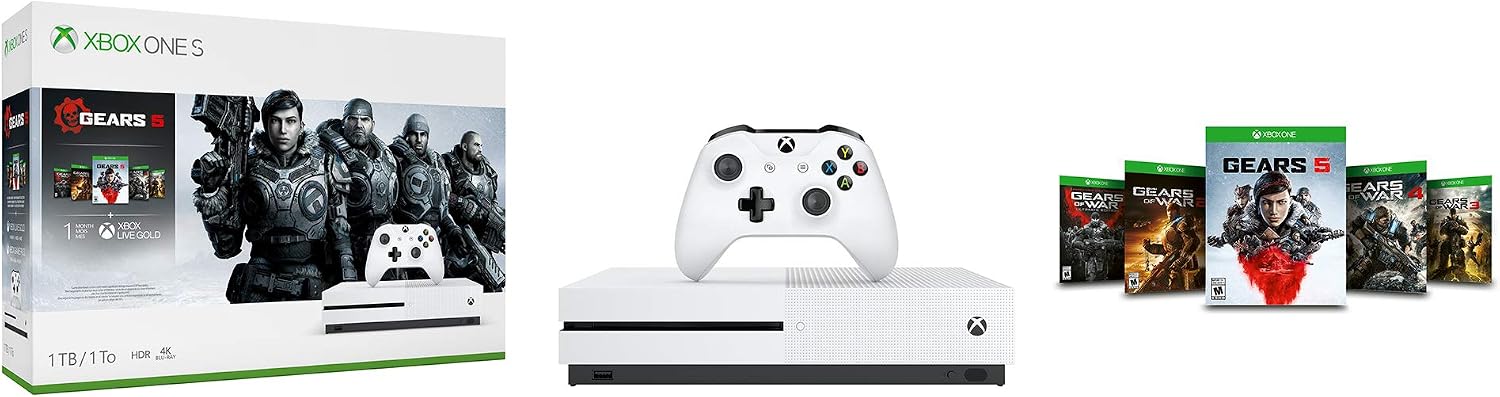 Xbox One S 1TB Console - Gears 5 Bundle [DISCONTINUED]