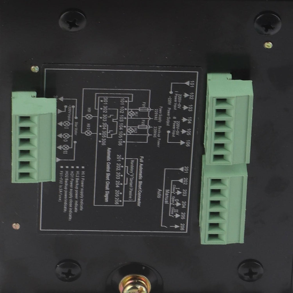 Generator Transfer Switch Isolated 2in 1out Mechanical Interlock Design Power Automatic Transfer Switch AC400V 250A (250A)