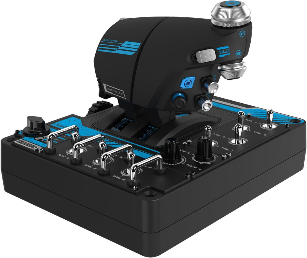 Saitek Pro X-56 Rhino H.O.T.A.S. Video Game Flight Controller for PC (SCB432210002/01/1)