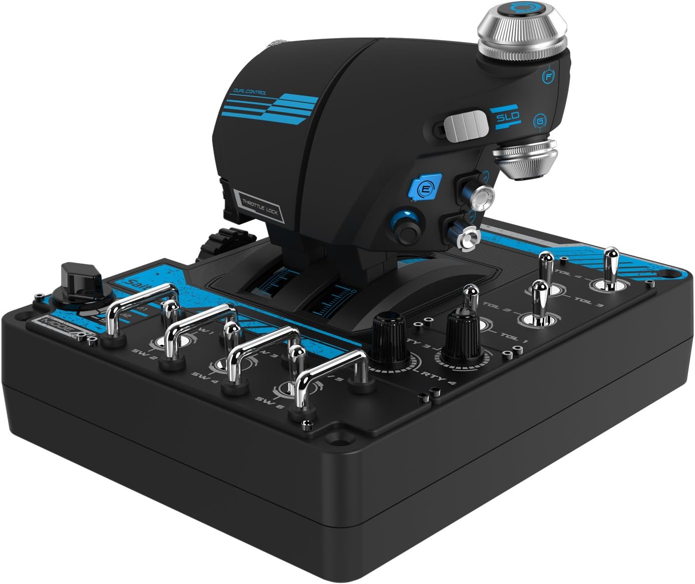 Saitek Pro X-56 Rhino H.O.T.A.S. Video Game Flight Controller for PC (SCB432210002/01/1)