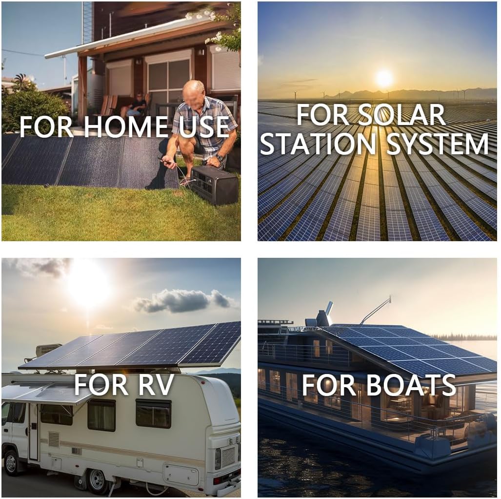 Y&H 5000W Hybrid Solar Inverter AC 120V to DC 48V, UL1741, Battery-Free Operation Supported, with 80A MPPT Charging 6000W PV Input, 11kW Peak, Lithium/Lead-Acid Compatible, for Home, RV, Off-Grid Use