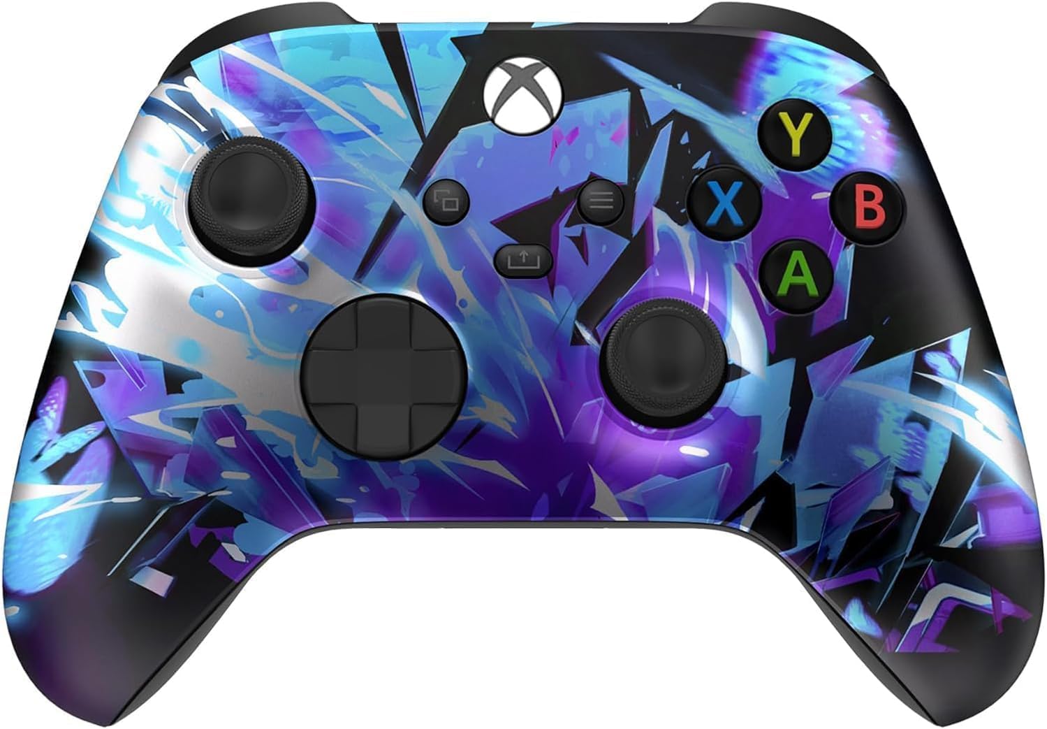 Custom Controllerzz Wireless Controller for Microsoft Xbox Series X/S & Xbox One - Custom Soft Touch Feel - Custom Series X/S Controller (X/S Graffiti)