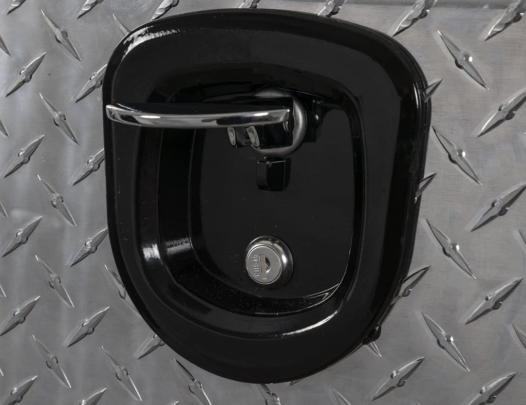Buyers Products 1705133 Diamond Tread Aluminum Underbody Truck Tool Box, 24 x 24 x 30, Made in USA, .100 in. Thick, Corrosion-Resistant, Locking Compression Latch, Secure Storage for Work Trucks