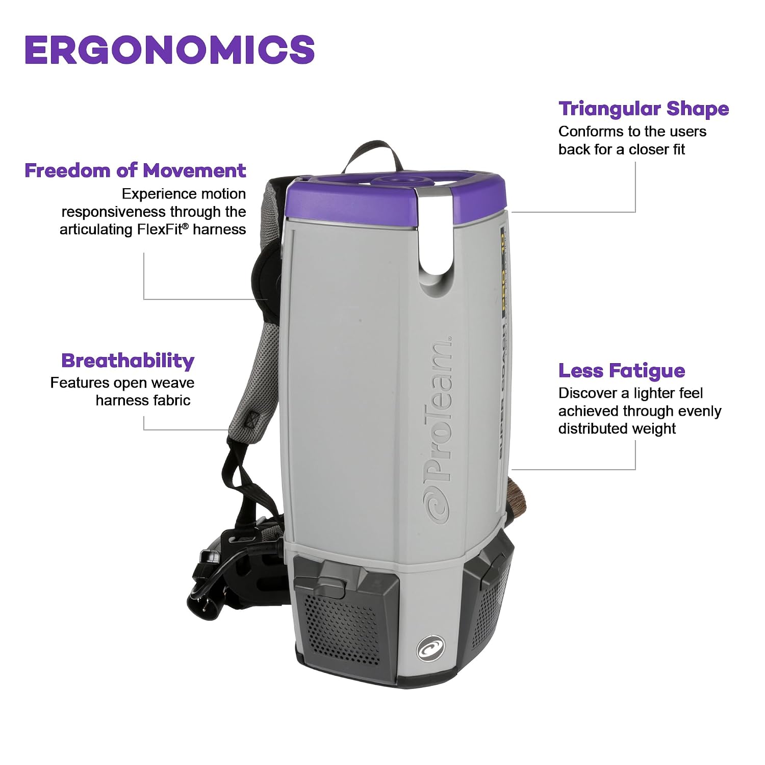 Super Coach Pro 10, 10 qt. Backpack Vacuum w/Horse Hair and Nylon Brush Blend Hard SurfaceTool Kit, 107342, Corded