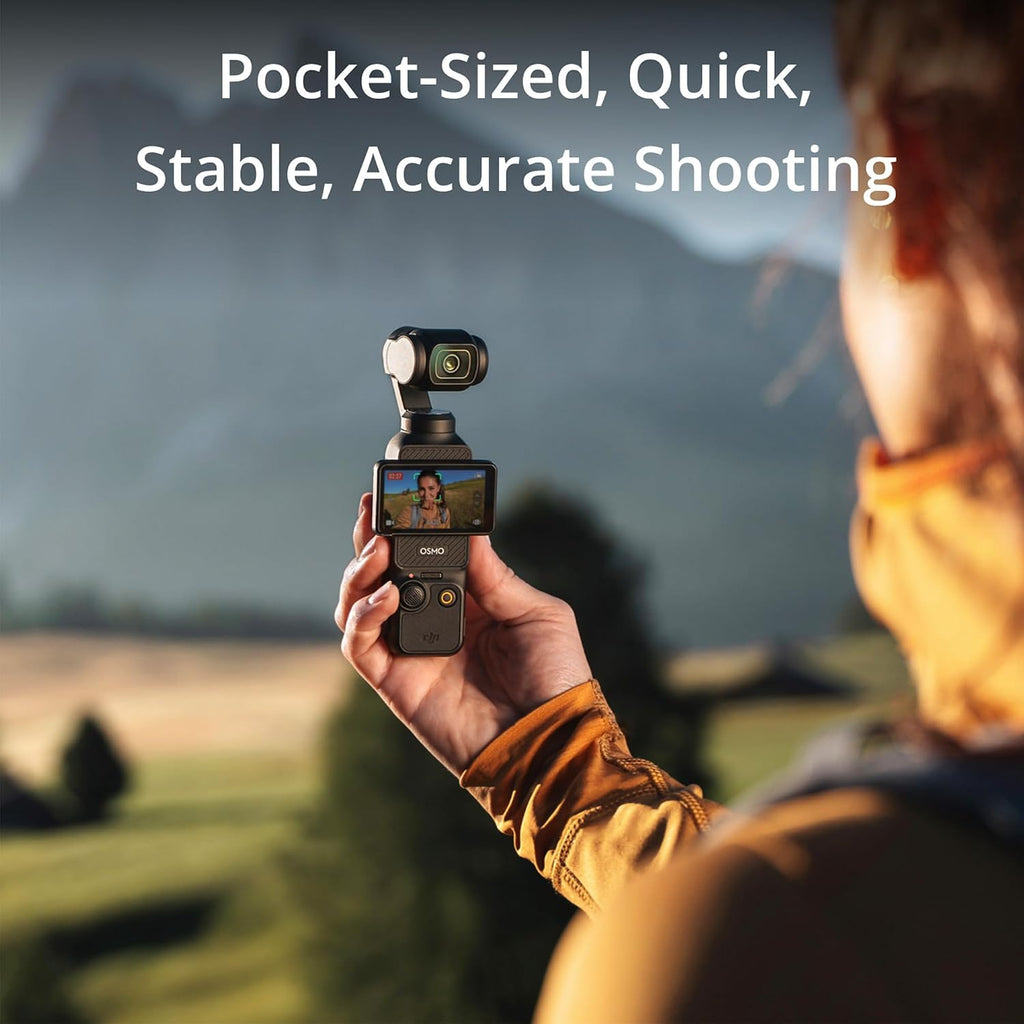 DJI Osmo Pocket 3 Bundle with Blade Arm for DJI Pocket 3, Insta 360, and GoPro Hero 12 Cameras, 128GB Gaming A2 MicroSDXC Flash Memory Card, and 3-Port USB-C Portable Expansion Hub (White) (4 Items)
