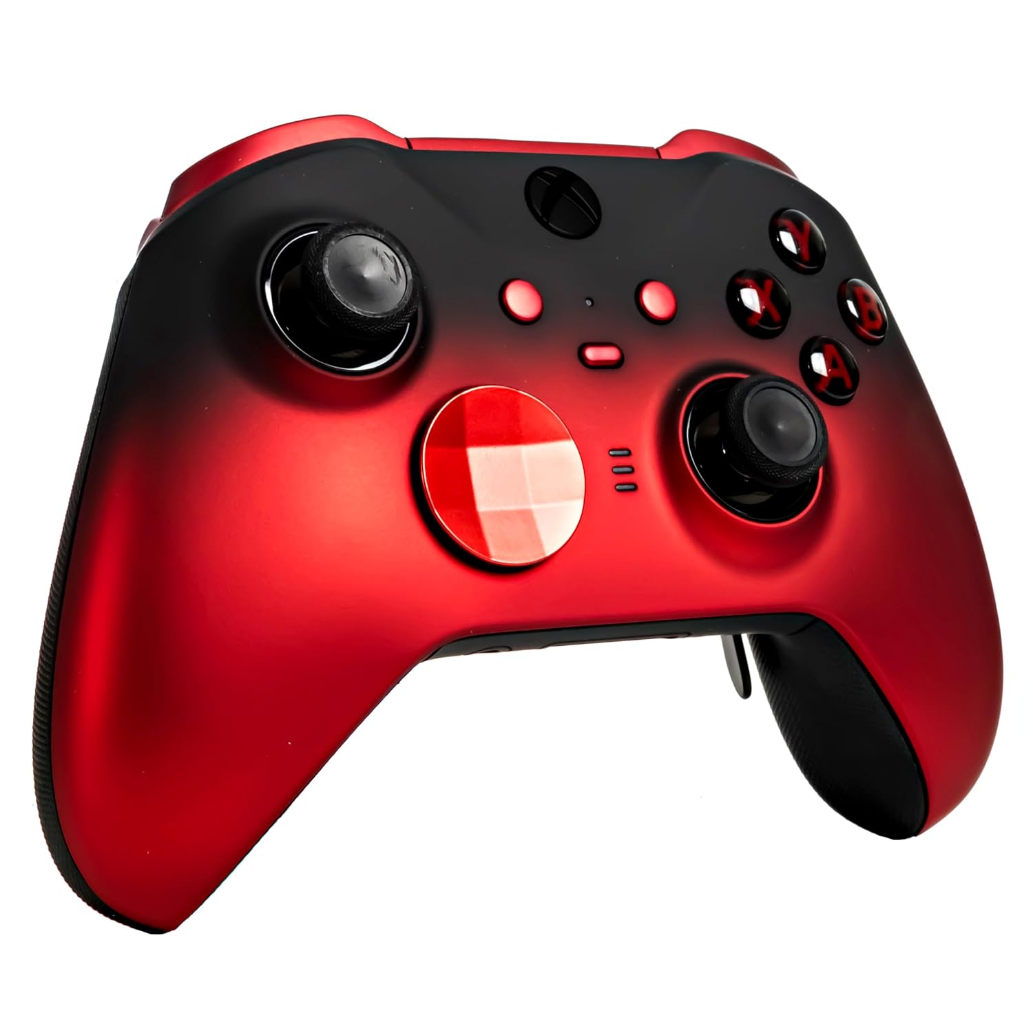Crazy Controllerz Customz Series Custom Wireless Controller for Xbox One Series X S PC Elite Series 2 - Red Fuse