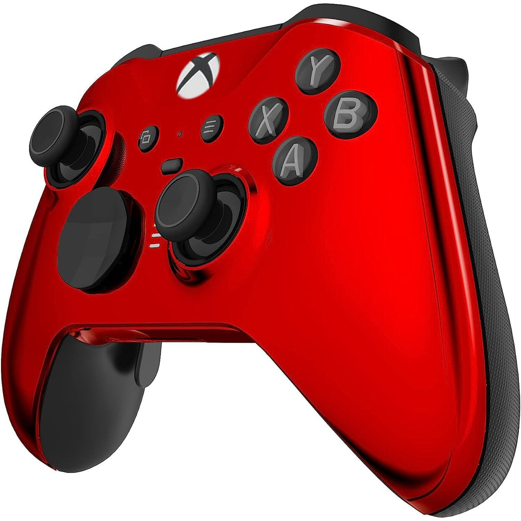 Custom Controllerzz Elite Series 2 Controller Compatible With Xbox One, Xbox Series S, and Xbox Series X (Red Chrome)