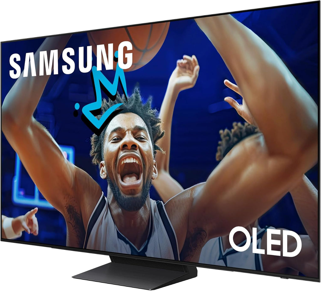 Samsung QN77S90DAFXZA 77 Inch 4K OLED Smart TV with Dolby Atmos and an AudioQuest G8 8-Outlet USB-A/USB-C AC Power Surge Protector (2024)