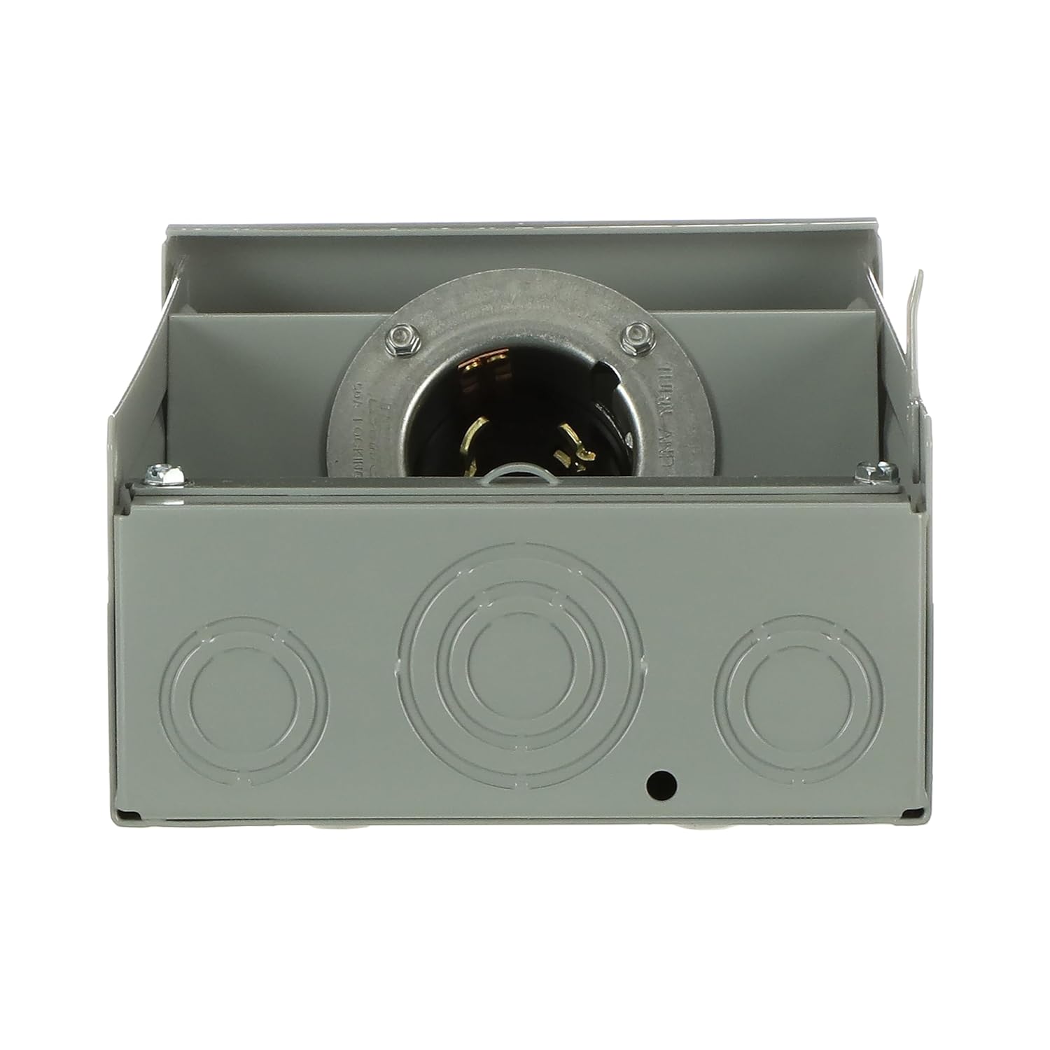Midwest U050N 50A Power Inlet • 120/240V AC Input • Outdoor Generator Inlet Box • CS6375 Receptacle • for RVs, Trailers, and Transfer Switch Use