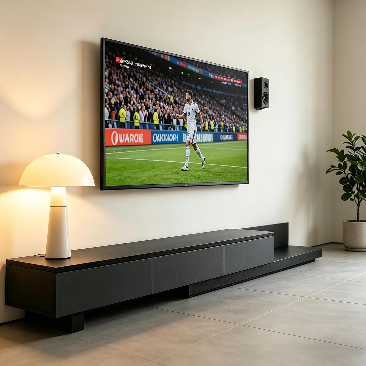 Telescoping TV Cabinet, 70.9 to 110.2 Inch Entertainment Center, Fits 85 Inch TV with 3 Drawer Media Cabinet, Gray + Matte Black, Modern Living Room Bedroom Organizer