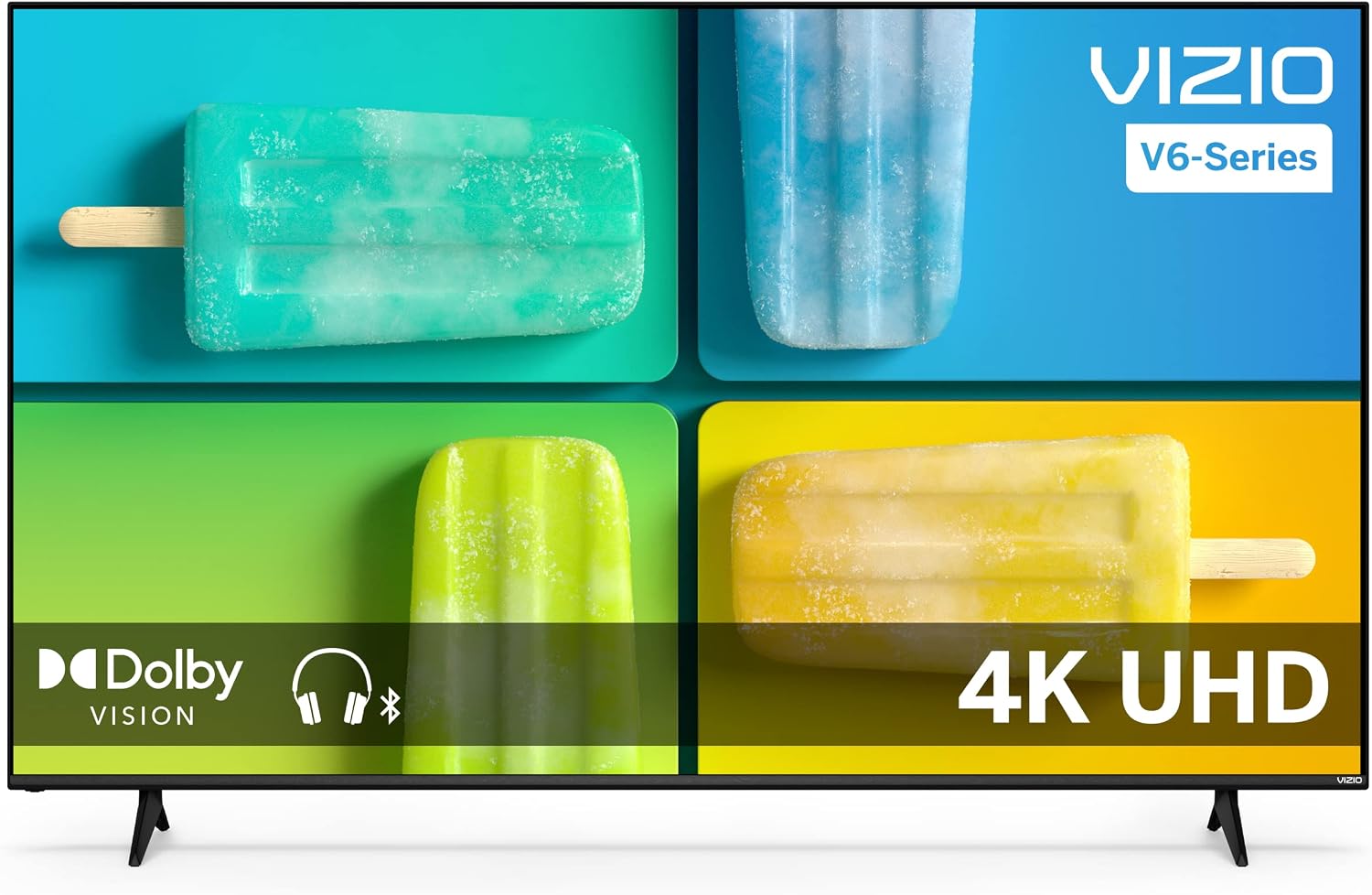 VIZIO 75-Inch V-Series 4K UHD Smart TV with Voice Remote, Dolby Vision, Alexa Compatibility, VRR with AMD FreeSync, V756-J03, 2021 Model