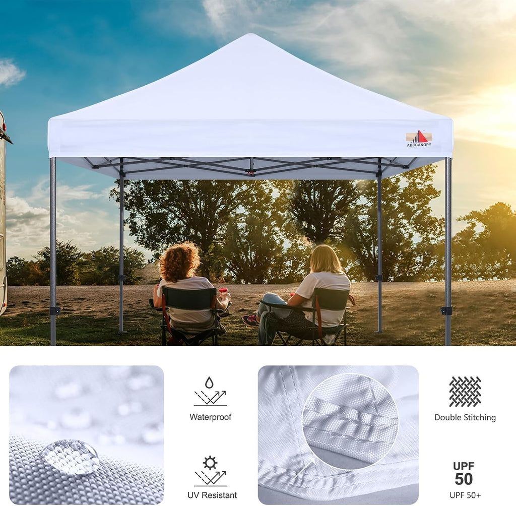 ABCCANOPY Replacement Canopy Top for Pop Up Canopy Tent (10x15, Black)