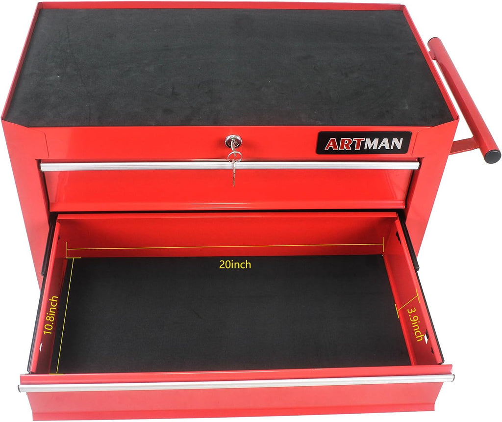 5 Drawers Rolling Tool Chest Cart ,24.2*12.9*29.9'Tool Storage Cabinet With 4 Wheels.Portable Tool Cabinet Trolley With Locking System and Drawer Liners.Tool Storage Cart for Garage,Workshop