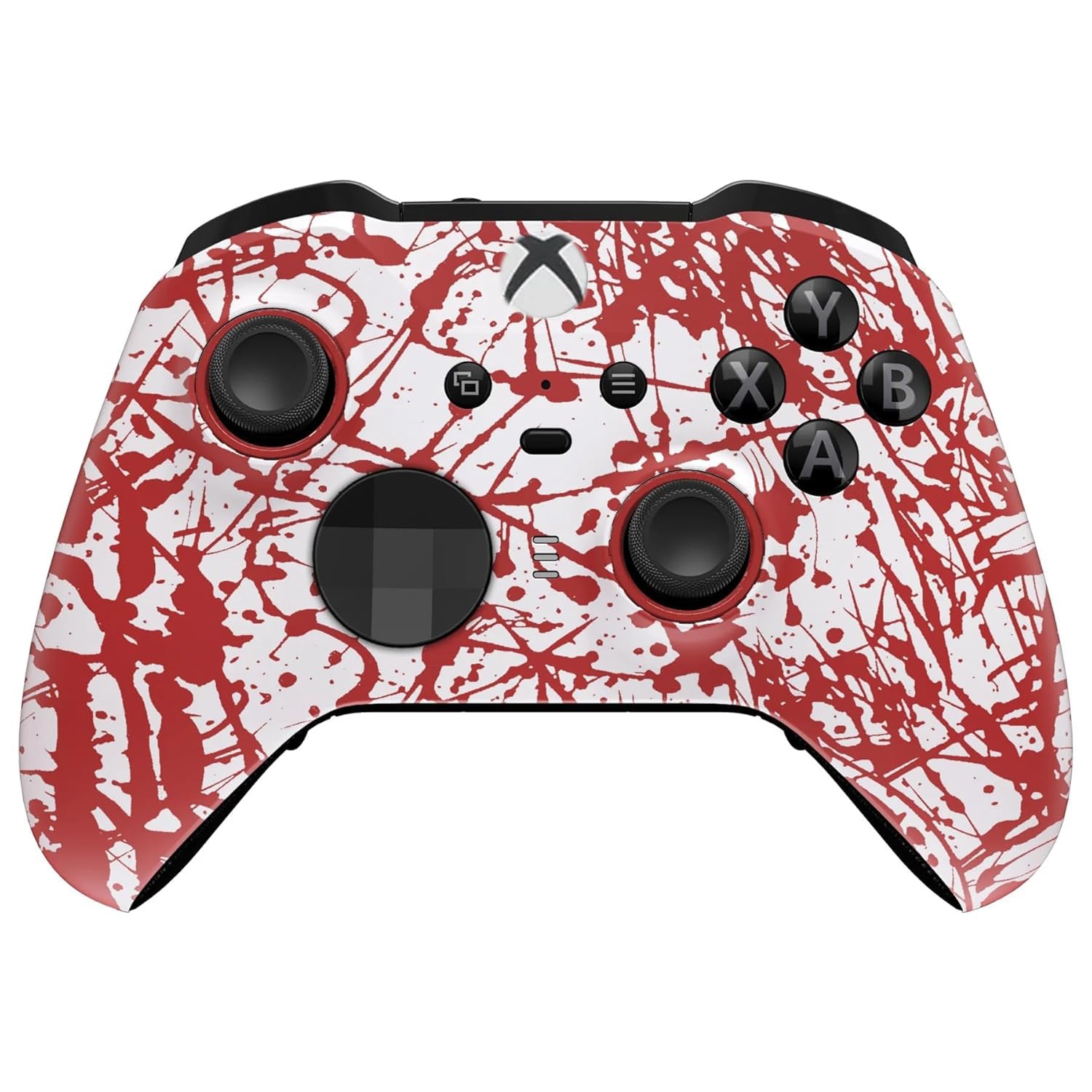 Custom Controllerzz Elite Series 2 Controller Compatible With Xbox One, Xbox Series S, and Xbox Series X (Blood Splatter)
