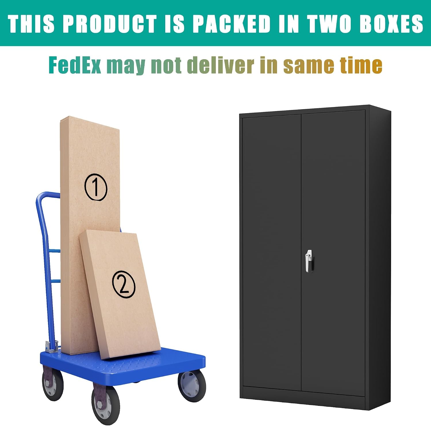 Black Metal Storage Cabinet with Door, Locking Steel Cabinet with 4 Adjuestable Shelves, Tall Lockable Garage Tool Storage Cabinet for Home, Office, Pantry, Assembly Required