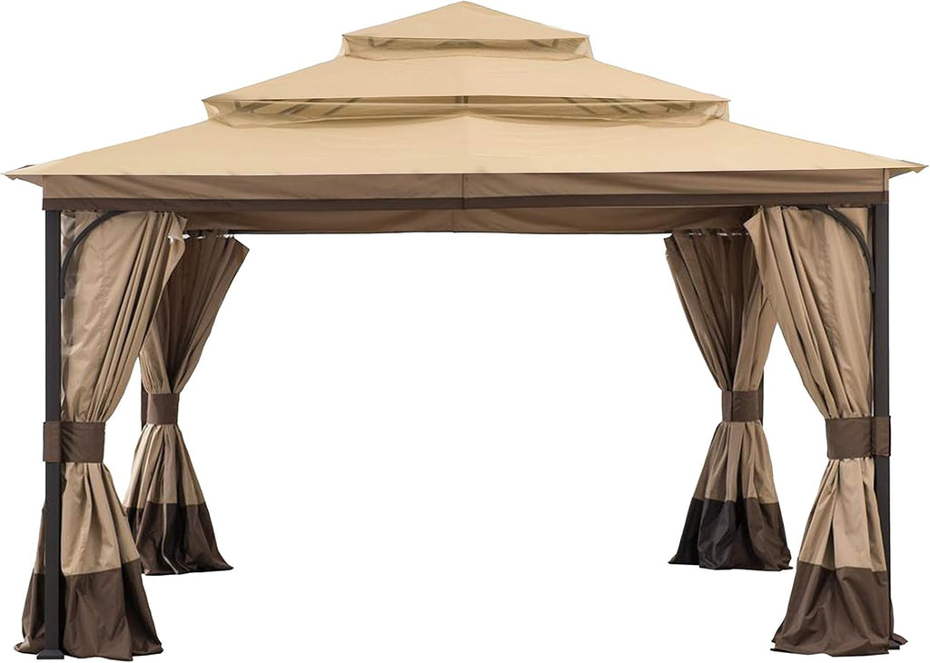 Garden Winds Replacement Canopy Top Cover for Bethlehem A101012300, A101012310 Three Tier Gazebo - Riplock 350