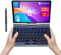 KOOFORWAY 8' Mini Laptop 2-in-1 HD Touchscreen Portable, Win 11 Pro Portable Pocket PC, N150 12 GB LPDDR5 1TB M.2 SSD, Wi-Fi 6, BT 5.2 2 MP Camera, G-Sensor, HDMI, Type C