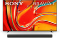 Sony 75 Inch Mini LED QLED 4K Ultra HD TV BRAVIA 7 Smart Google TV with Dolby Vision HDR and Exclusive Features for PlayStation®5 (K-75XR70), 2024 Model BRAVIA Theater Bar 9 Sound Bar