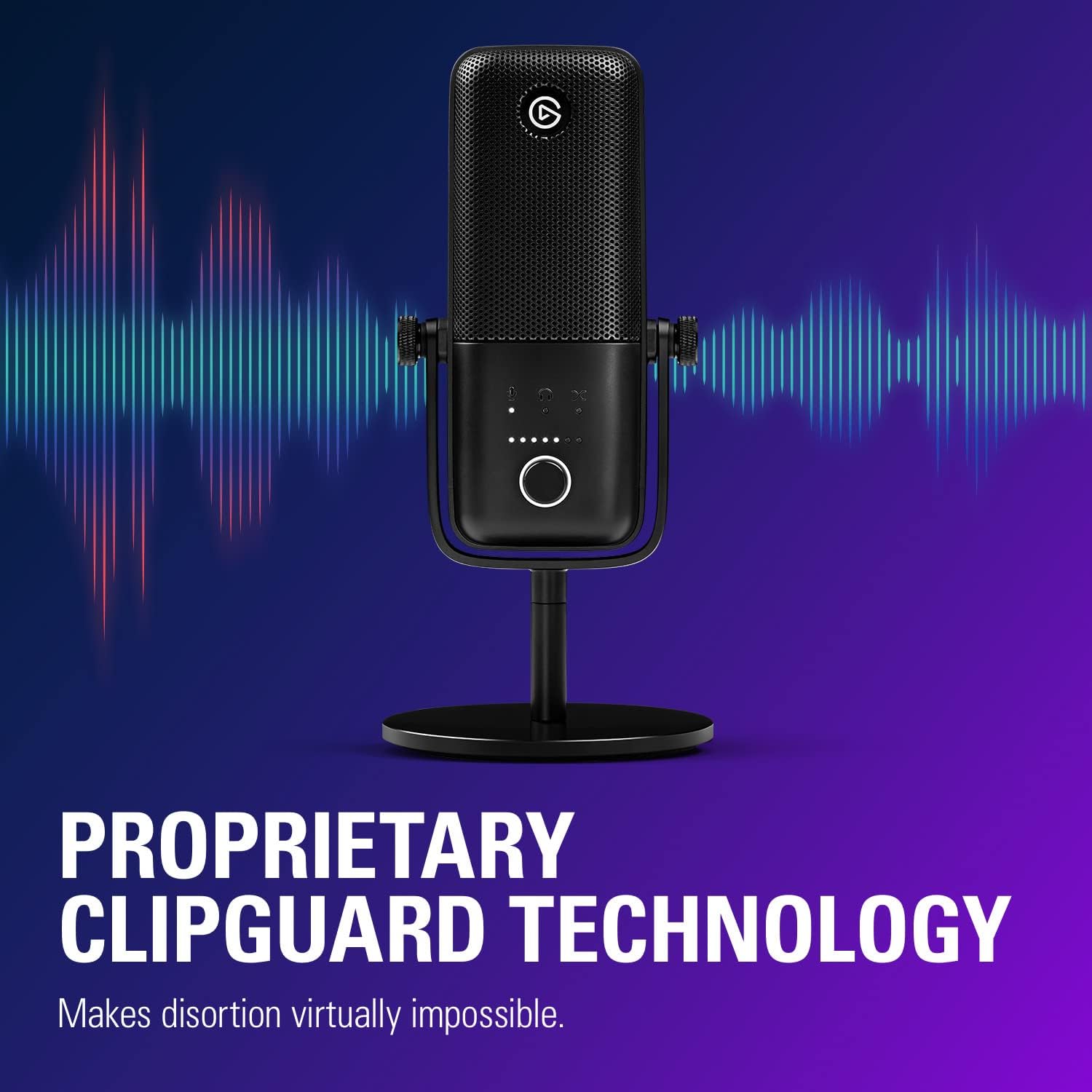 Elgato Wave:3 - Premium Studio Quality USB Condenser Microphone for Streaming, Podcast, Gaming and Home Office, Free Mixer Software, Sound Effect Plugins, Anti-Distortion, Plug 'n Play, for Mac, PC