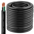 12/3 SJOOW Wire 200FT, 12 AWG 300V SJOOW Bulk Cable, 12 Gauge 3 Conductor Portable Cable for Welder,Generator,Portable Light,Circuits,EV Car Charger,Motor Lead