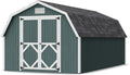 Little Cottage Co. 10x18 Classic Gambrel Barn with 4 ft. Sidewalls with Floor, Outdoor Wood Storage Shed Do-It-Yourself Precut Kit