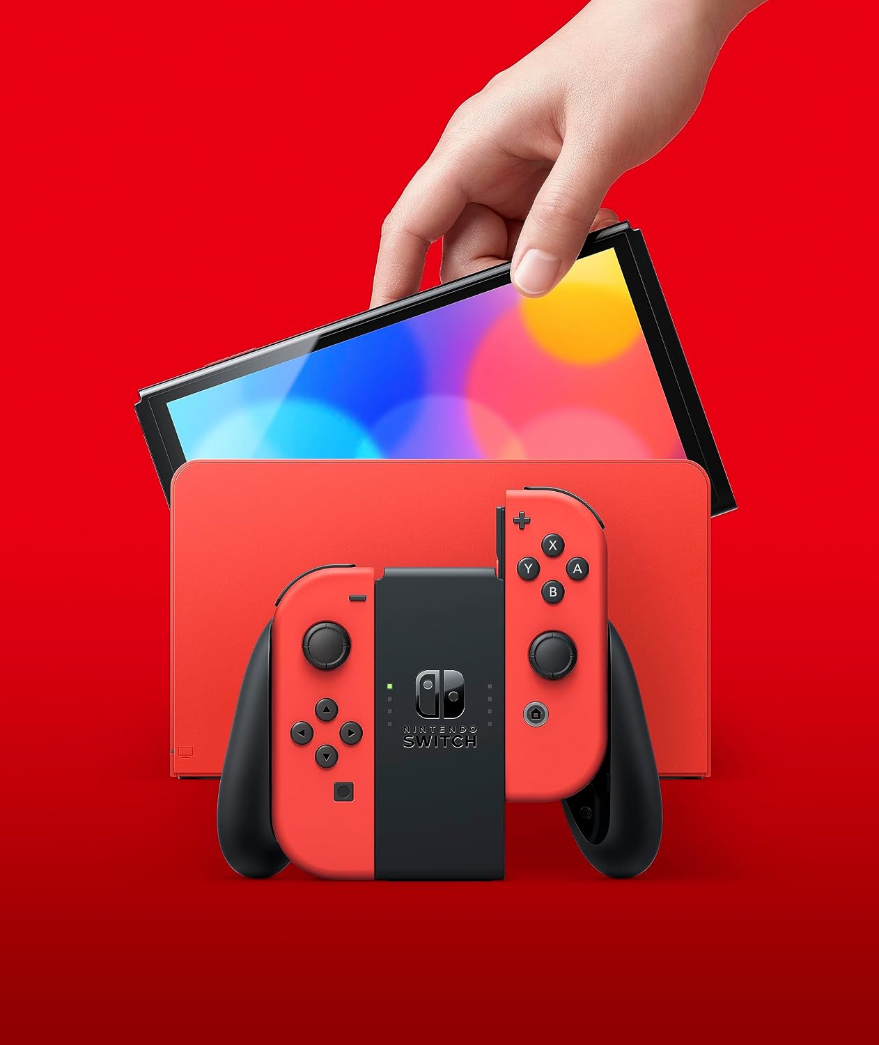 Nintendo Switch OLED Model Mario Red Edition (Renewed)