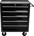 Larmliss 5-Drawer Rolling Tool Cart, Rolling Tool Box on Wheels, Lockable Home Repair Tool Storage Organizer, Tool Chest Cabinet for Mechanic, Garage