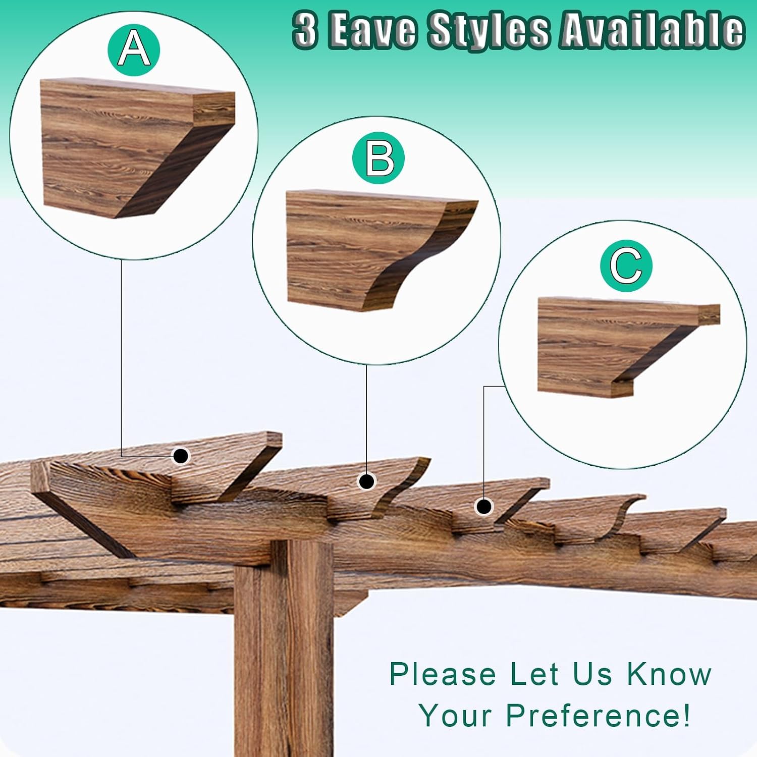 Wood Grape Arbor Gazebos for Garden Patio Backyard Deck, Simple Wall Climbing Trellis Single-Sided Outdoor Pergola, DIY Window Canopy Door Awnings(6.56ft Length x 4.26ft Wide)