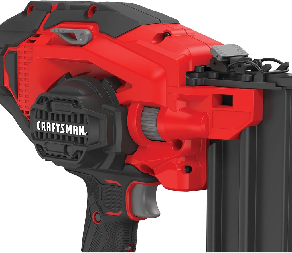 CRAFTSMAN V20 Cordless Brad Nailer, 18 Gauge Nail Gun, with Battery and Charger (CMCN618C1)