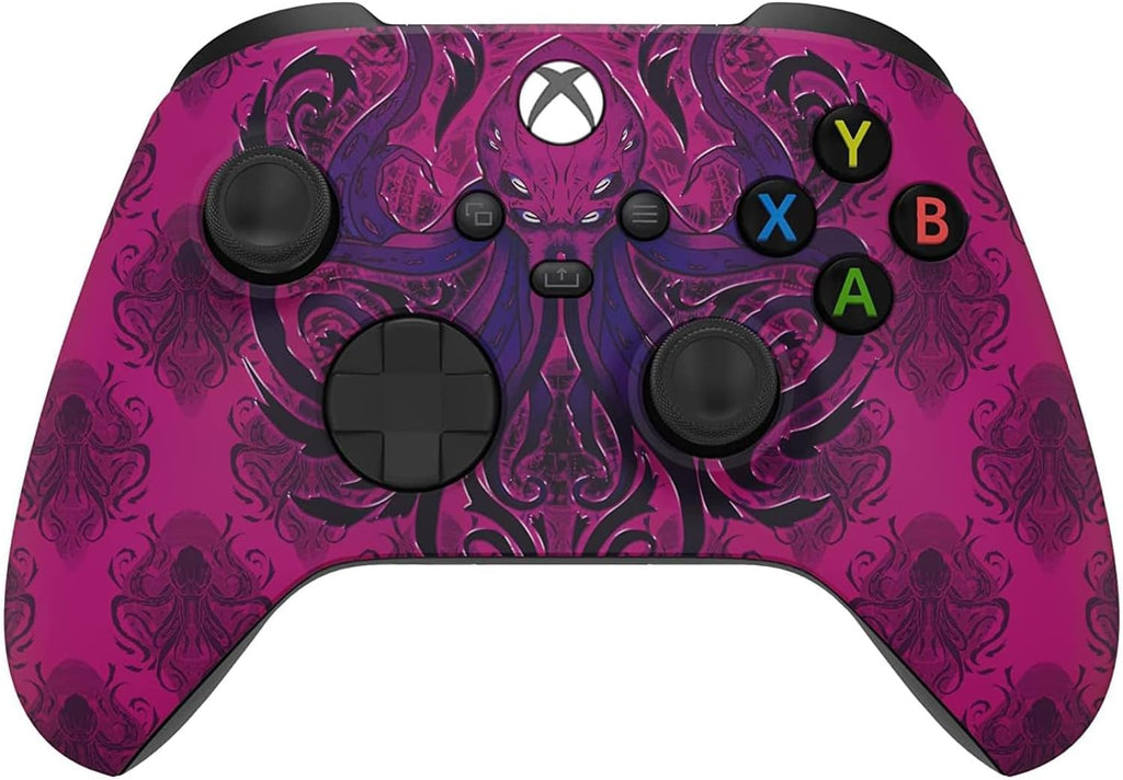 Custom Controllerzz Wireless Controller for Microsoft Xbox Series X/S & Xbox One - Soft Touch Feel - Custom Xbox Series X/S Controller (X/S Purple Monster)