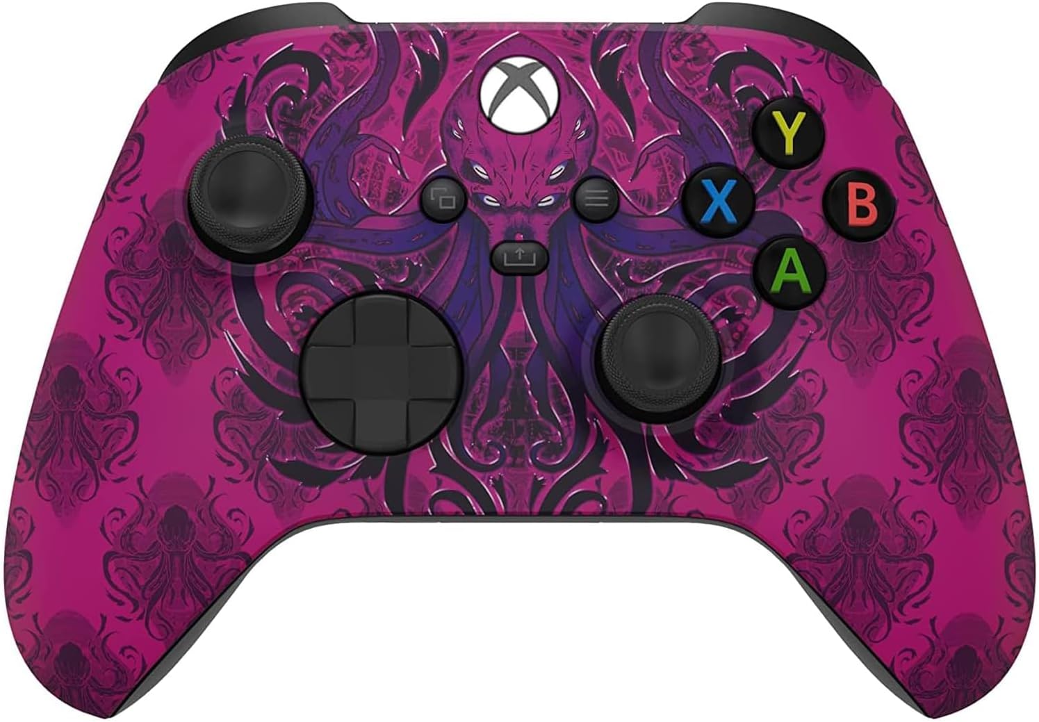 Custom Controllerzz Wireless Controller for Microsoft Xbox Series X/S & Xbox One - Soft Touch Feel - Custom Xbox Series X/S Controller (X/S Purple Monster)