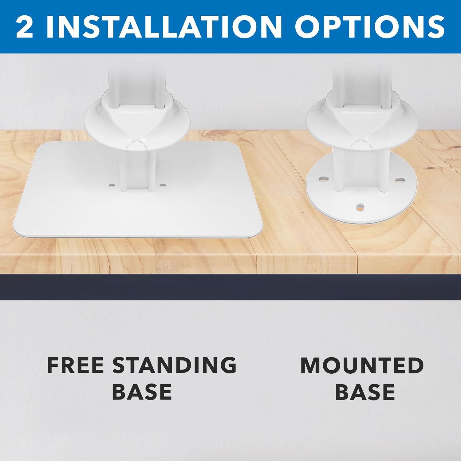 Mount-It! iPad Kiosk Stand, Anti-Theft Locking Countertop Enclosure & 360° Rotating Base, Retail POS & Check-in Stand for iPad Pro, iPad Air & Gen 7–11 (A16), White