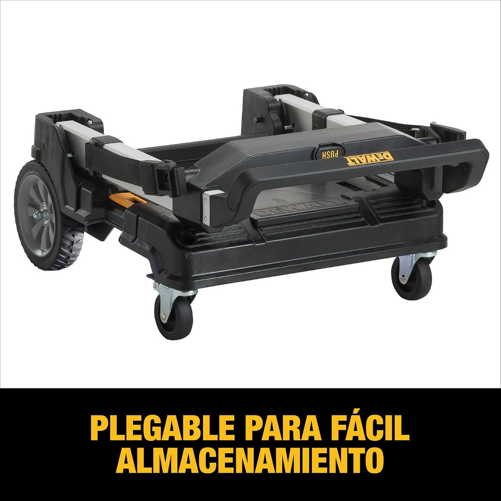 DEWALT TSTAK Trolley Cart with Handle, Swivel 360°, Capacity of Up to 200 lbs (DWST17888)
