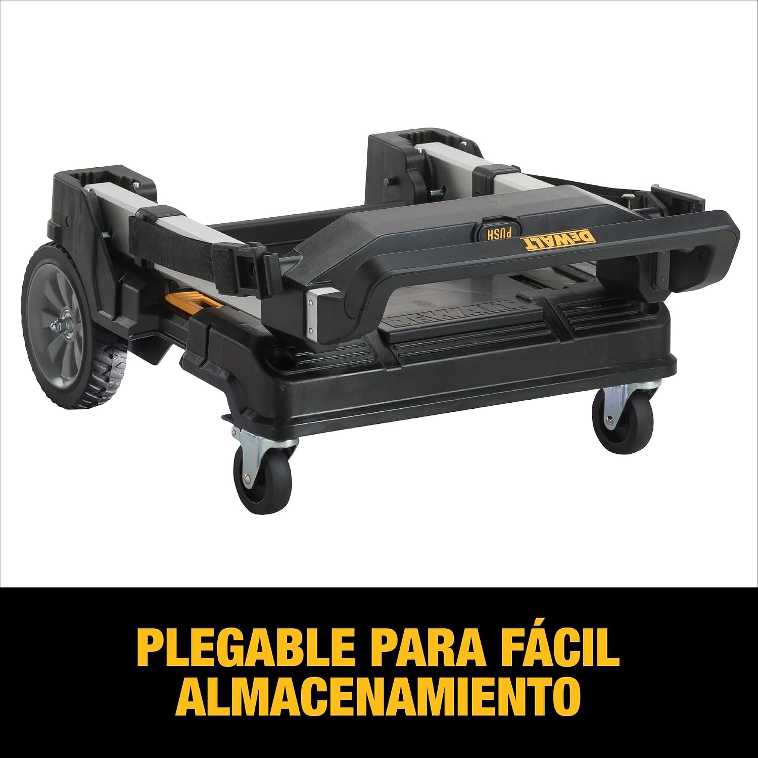 DEWALT TSTAK Trolley Cart with Handle, Swivel 360°, Capacity of Up to 200 lbs (DWST17888)