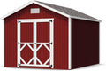 Little Cottage Co. 10x12 Classic Gable Shed with Floor, Outdoor Wood Storage Do-It-Yourself Precut Kit