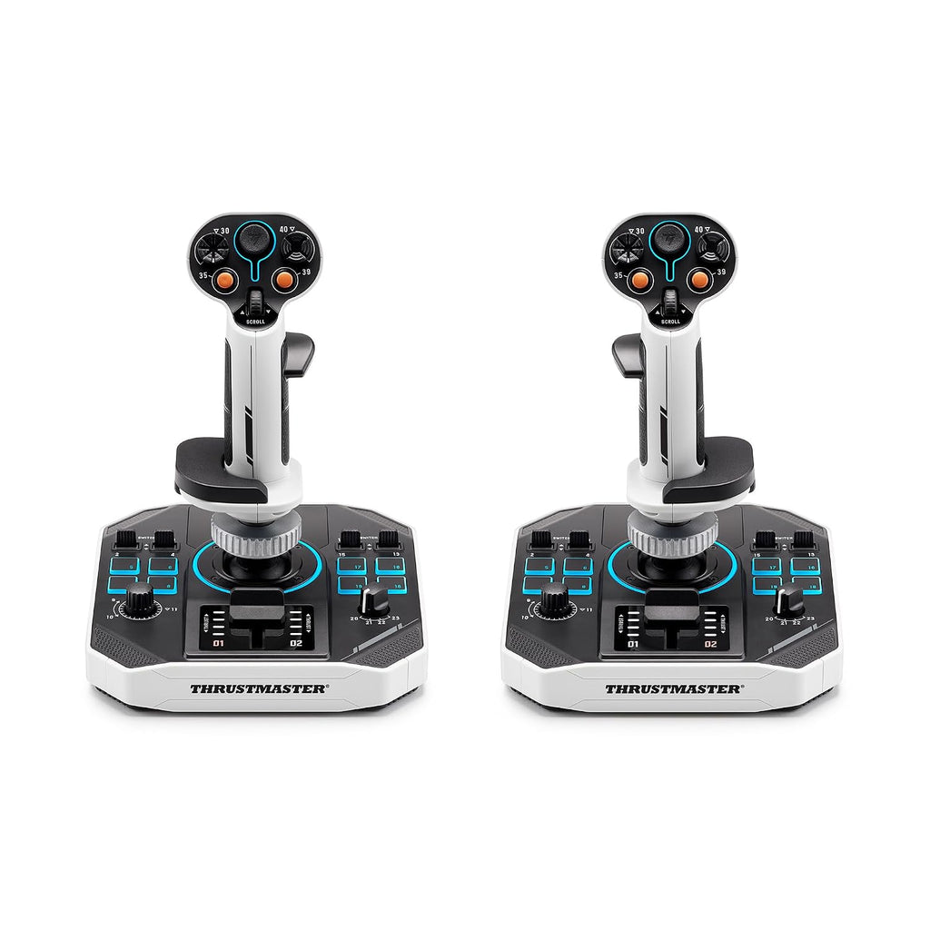 Thrustmaster Sol-R2 HOSAS Dual Flight Joysticks - Hall Effect Technology, 88 Buttons Space Sim Joystick for Flight Simulator - Compatible with PC