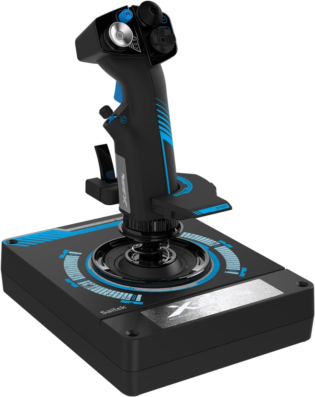 Saitek Pro X-56 Rhino H.O.T.A.S. Video Game Flight Controller for PC (SCB432210002/01/1)