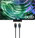 Samsung QN77S90DAFXZA 77 Inch 4K OLED Smart TV with Dolby Atmos and an Austere 5S-4KHD2-2.5M V-Series 2.5m Premium 4K HDR HDMI Braided Cable (2024)