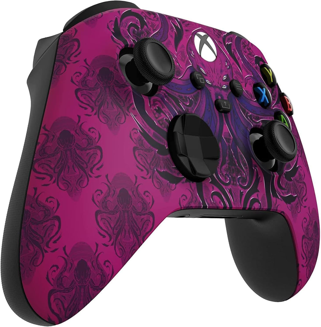 Custom Controllerzz Wireless Controller for Microsoft Xbox Series X/S & Xbox One - Soft Touch Feel - Custom Xbox Series X/S Controller (X/S Purple Monster)