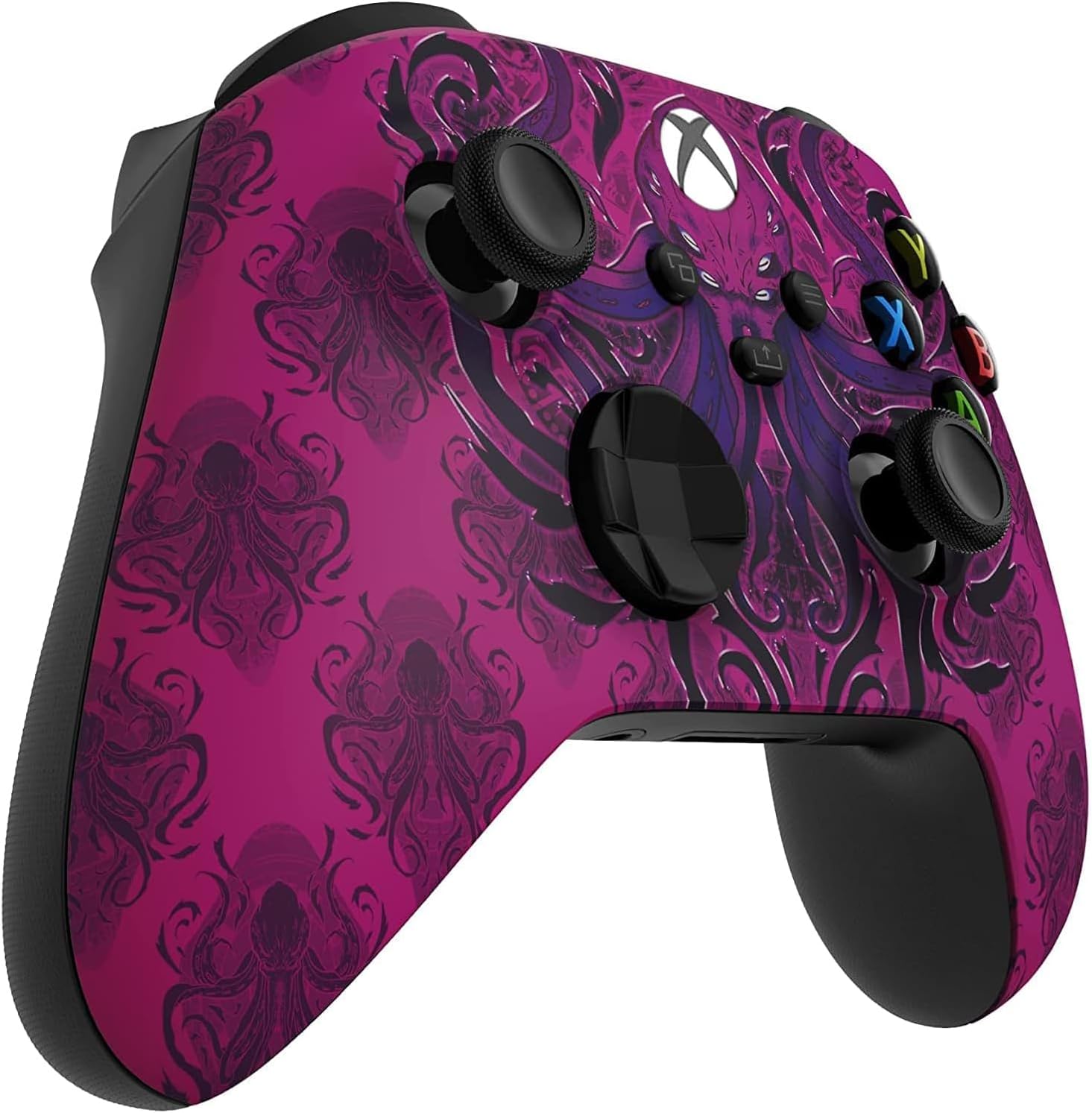 Custom Controllerzz Wireless Controller for Microsoft Xbox Series X/S & Xbox One - Soft Touch Feel - Custom Xbox Series X/S Controller (X/S Purple Monster)
