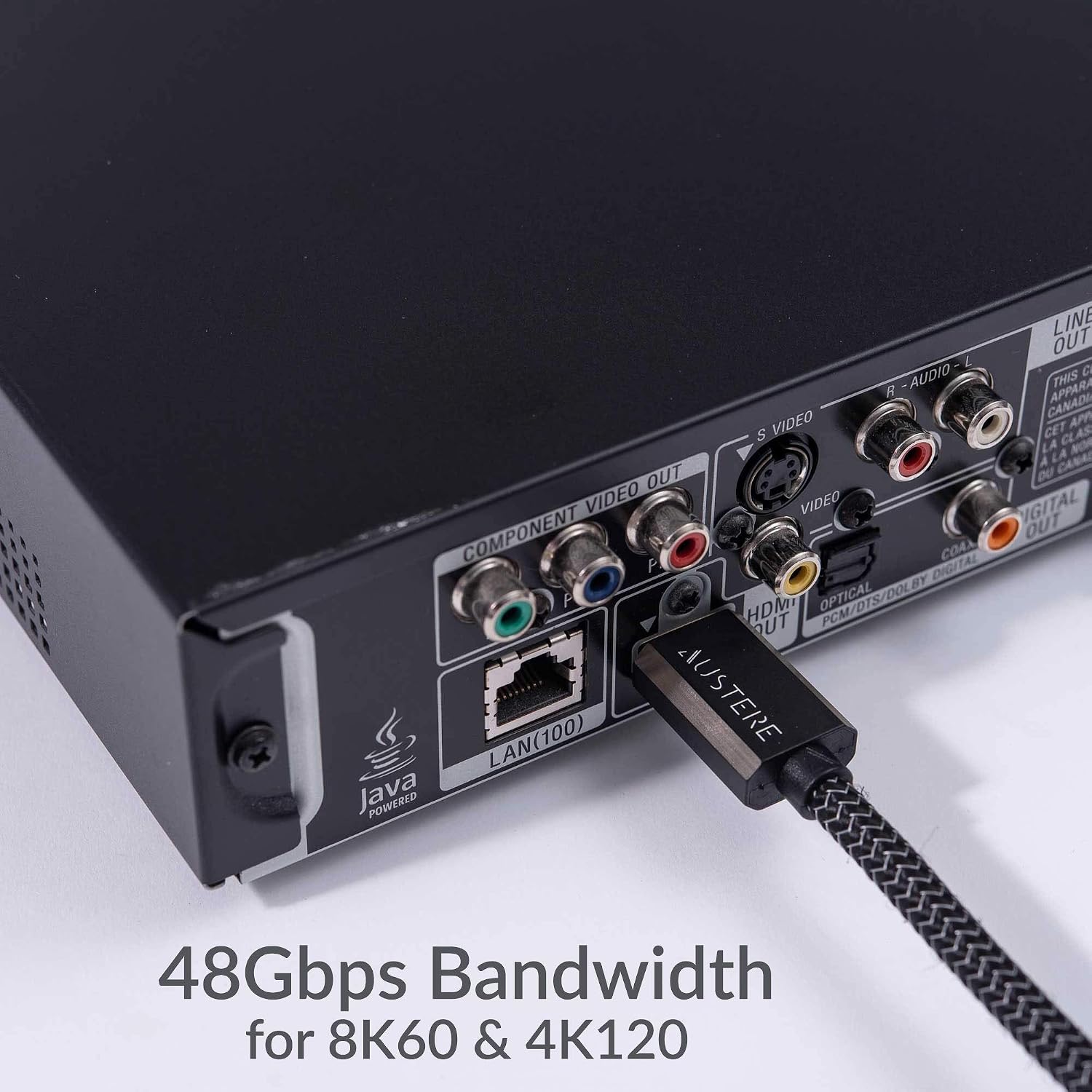 Sony K65XR70 65 Inch 4K Bravia LCD Mini LED Full Array HDR Google TV with an Austere 7S-8KHD2-2.5M VII Series 2.5m Premium Braided 8K HDMI Cable (2024)