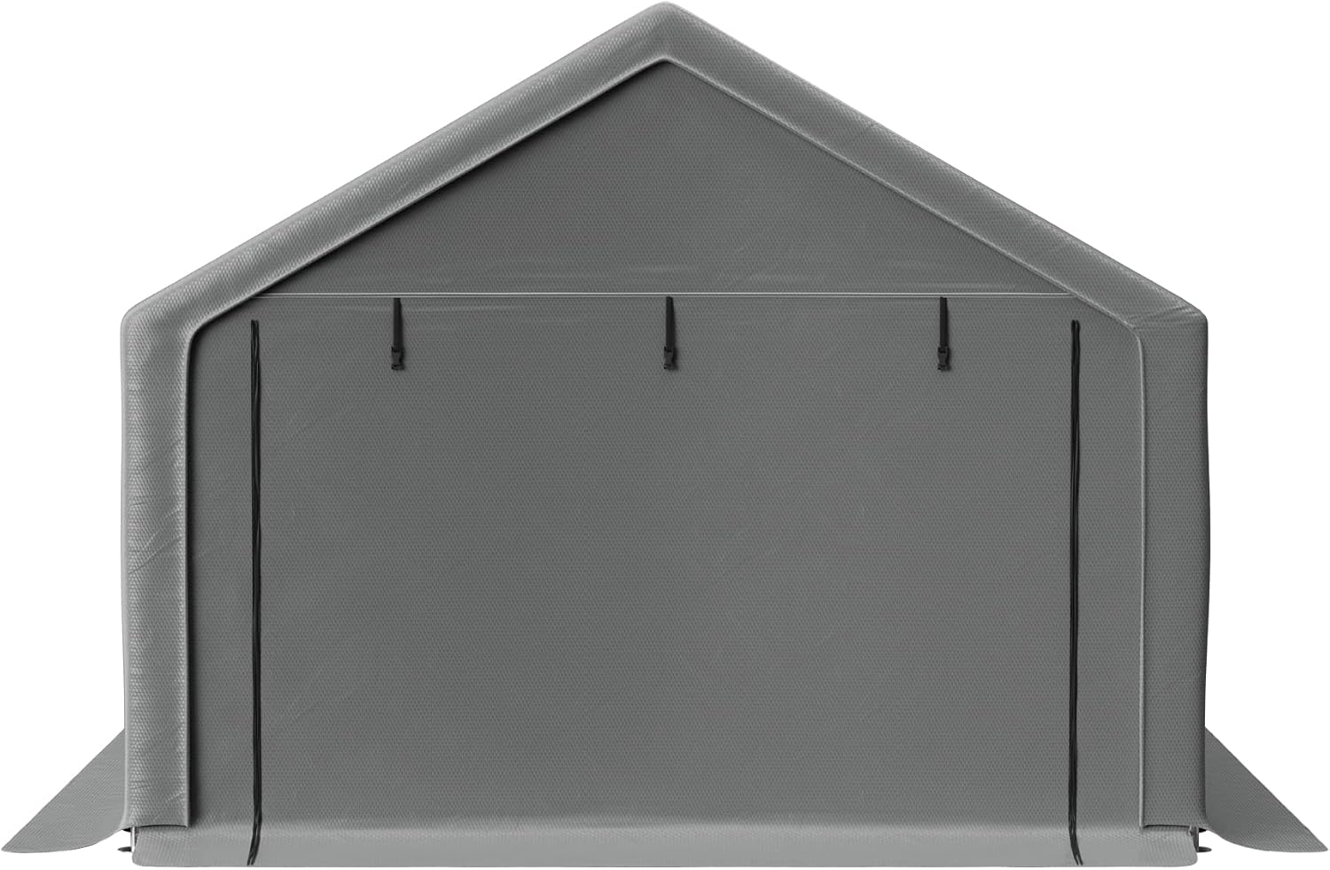 Outdoor Storage Shelter, 8x8 ft Portable Shed with Roll up Zipper Door, Waterproof and UV Resistant Anti-Snow, Heavy Duty Carport for Storing Garden Tools, Outdoor Equipment