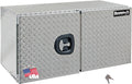 Buyers Products 1702250 Underbody Truck Tool Box with Barn Doors, 24x24x60 Inch, Diamond Tread Aluminum, Made in USA, Compression Latch, Weather Resistant, Toolbox for Flatbeds, Trailers & Work Trucks