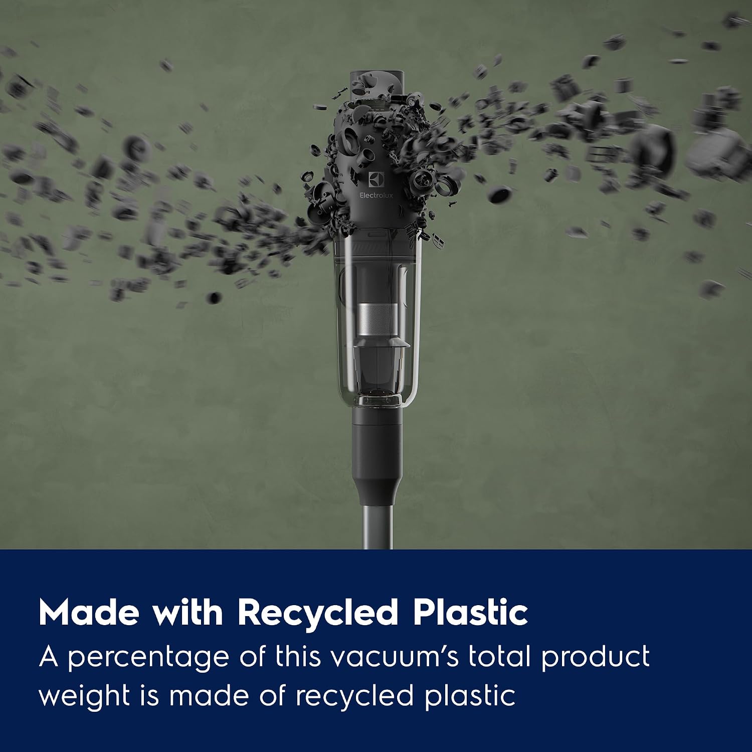 Electrolux Ultimate700 Cordless Stick Vacuum with PowerPro Bristle Nozzle and High Suction Power, 50-Minute Run Time, 4 Power Modes, Granite Gray