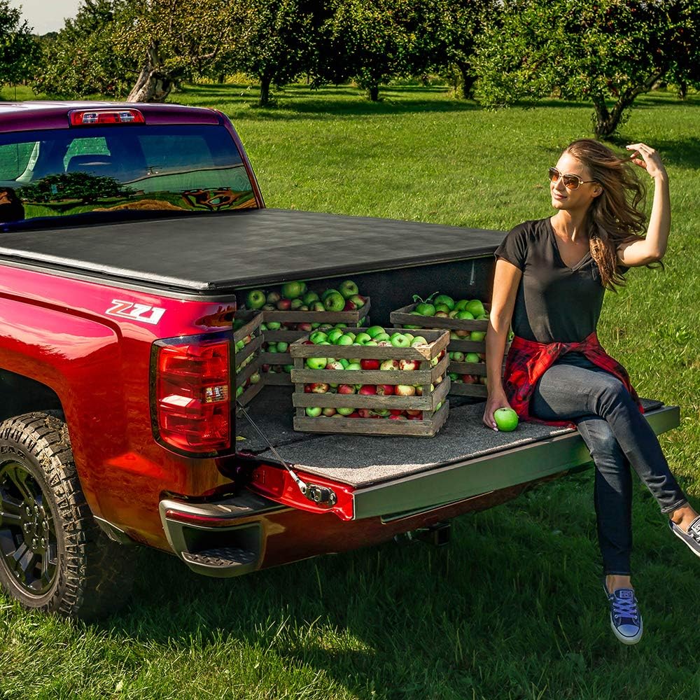 RealTruck Extang Trifecta Toolbox 2.0 Soft Folding Truck Bed Tonneau Cover | 93450 | Fits 2014-2018, 2019 Ltd/Lgcy Chevy/GMC Silverado/Sierra 1500, 2014-18 2500/3500HD 6' 7' Bed (78.9')