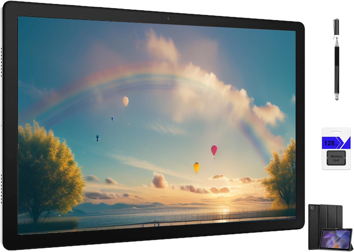 Samsung Galaxy Tab A8 10.5 inch 32GB Wi-Fi Android Tablet, LCD Screen, Kids Content, Smart Switch, Expandable Memory, Long Lasting Battery, Fast Charging, Silver with Accessories
