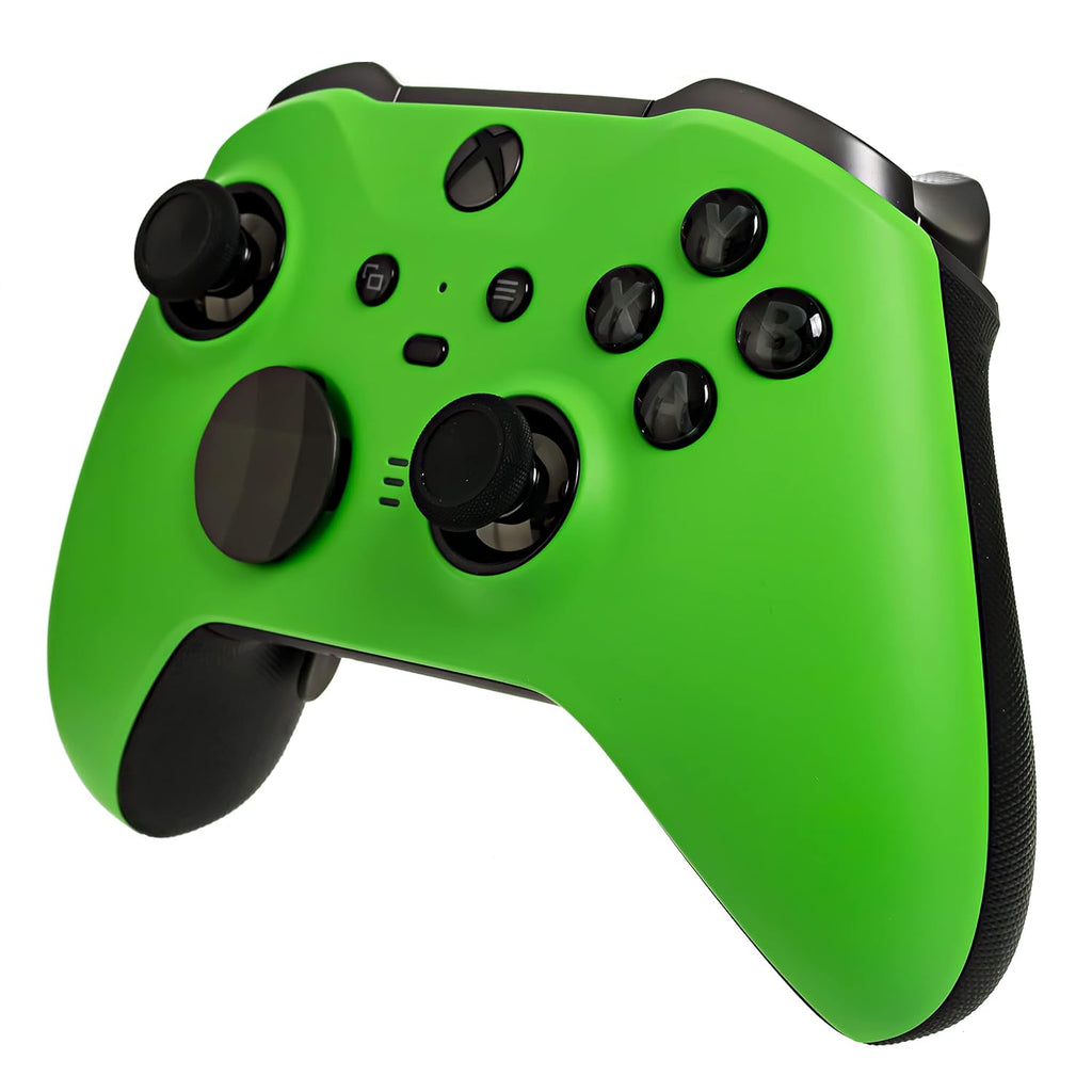 Xbox Elite Series 2 Custom Soft Touch Controller - Soft Touch Feel, Added Grip, Neon Green Color - Compatible with Xbox One, Series X, Series S