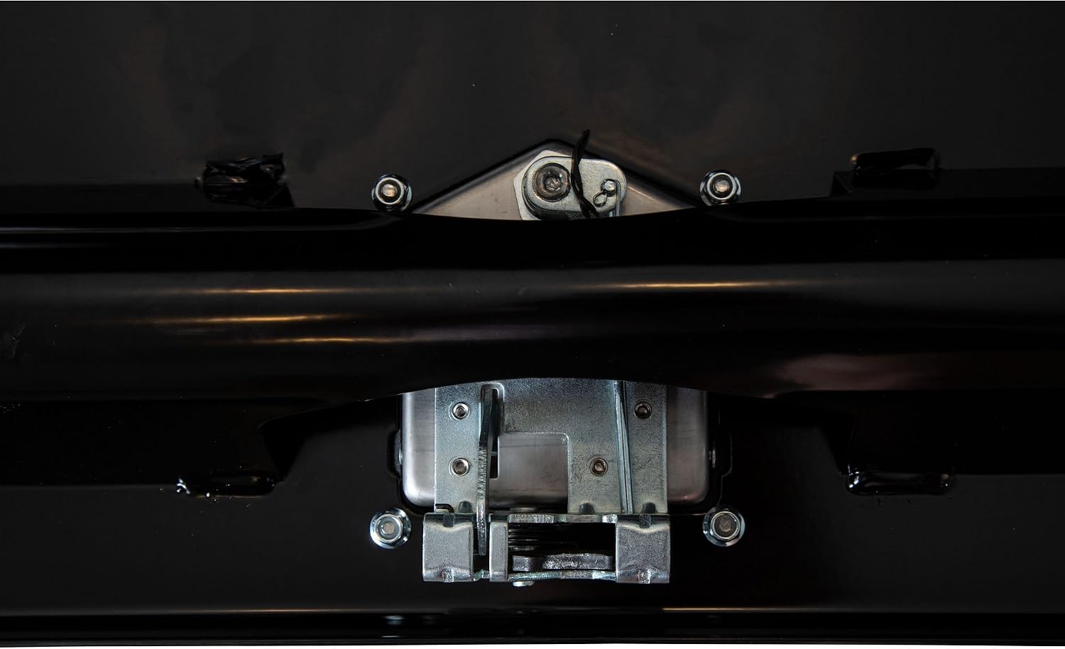 Buyers Products 1703150 Black Steel Underbody Truck Box with Paddle Latch, 14 x 12 x 24 Inch